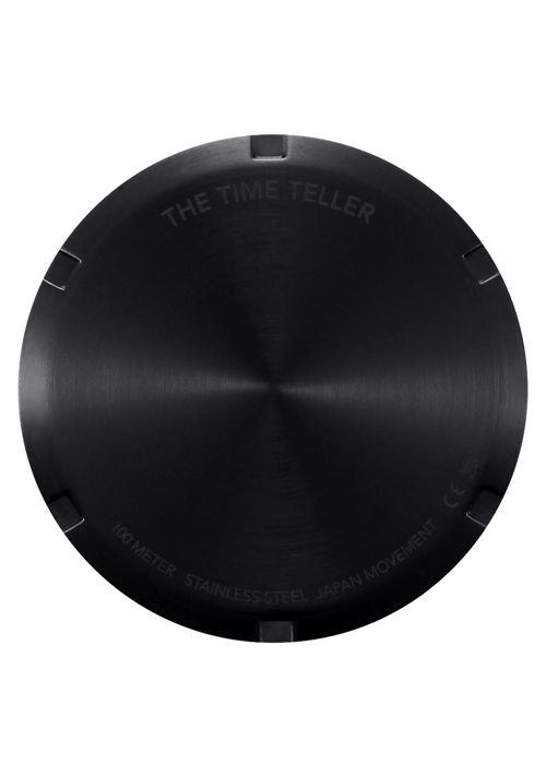 Nixon Time Teller All Black Custom Caseback