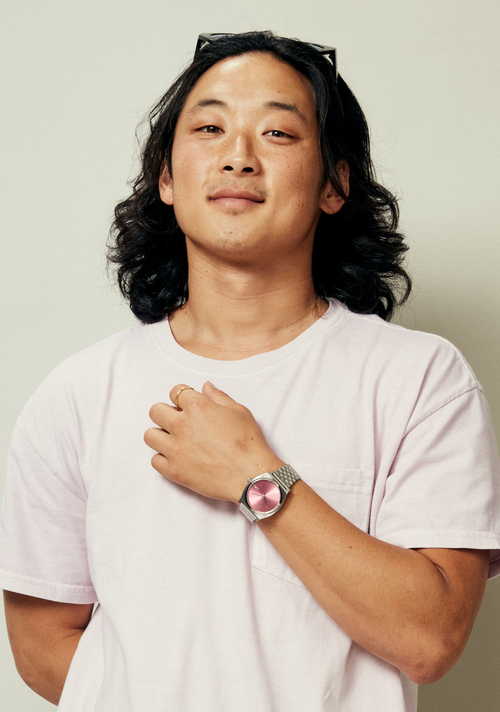Time Teller Silver / Pink
