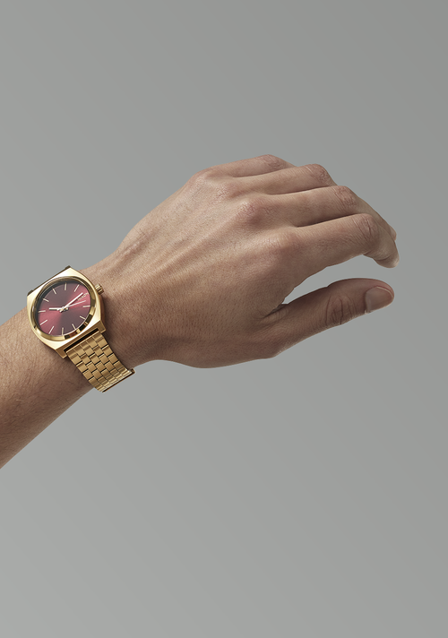 Time Teller Gold / Oxblood Sunray