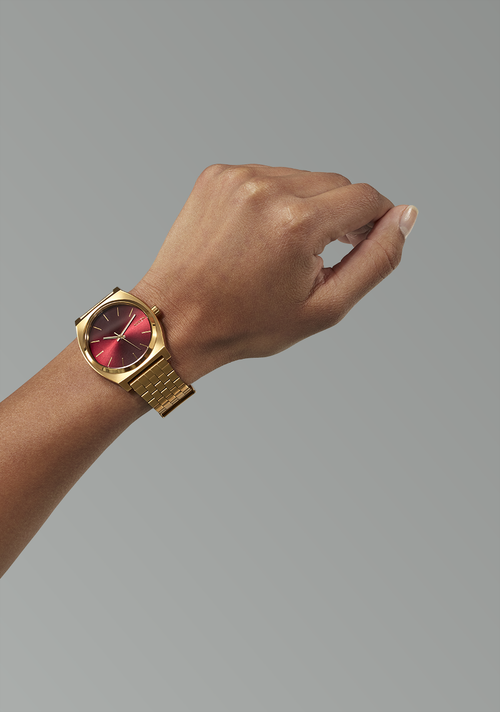 Time Teller Gold / Oxblood Sunray