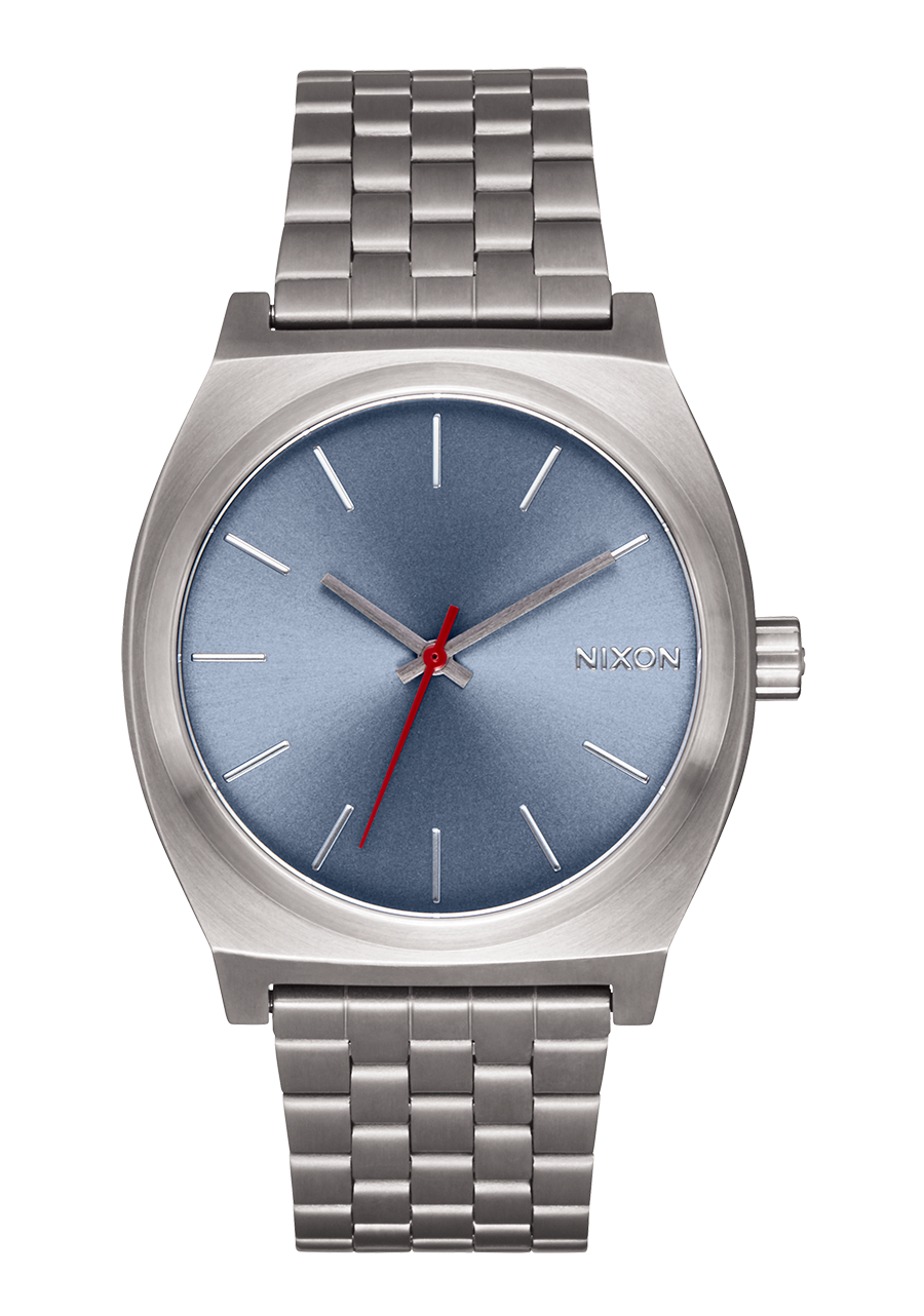 Time Teller Light Gunmetal / Dusty Blue View 1