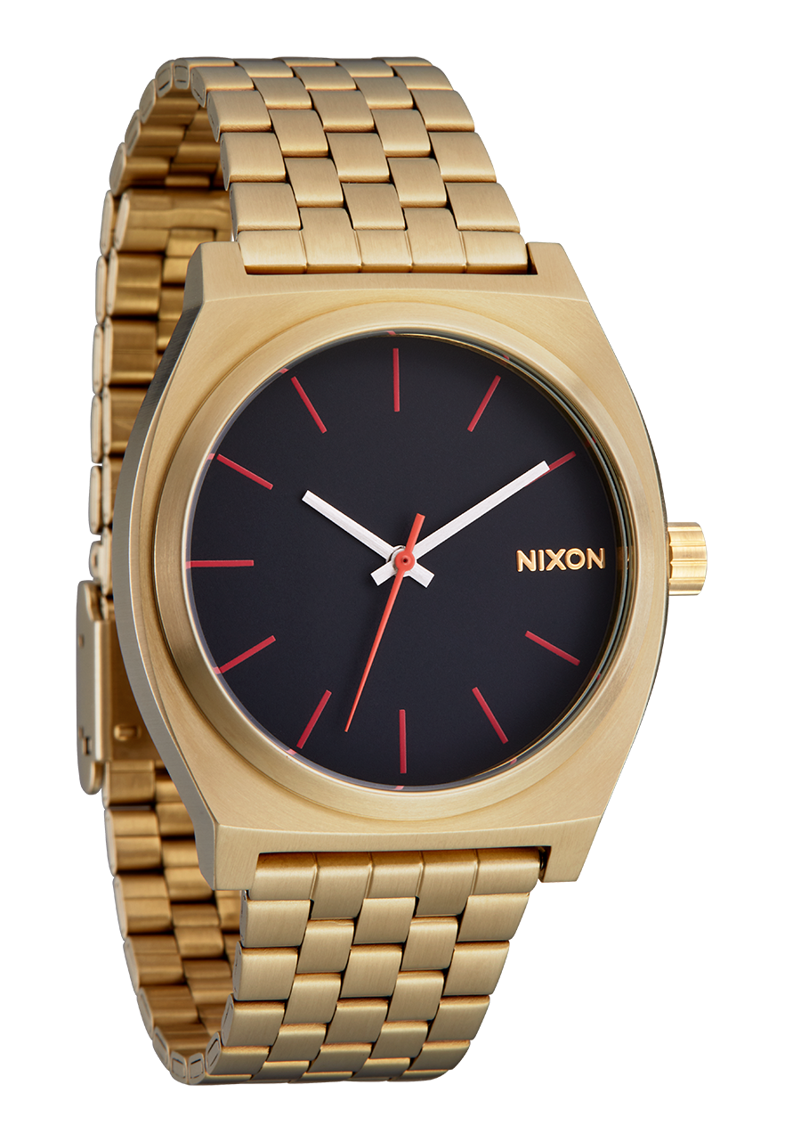 Time Teller Yellow Gold / Black / Red View 2
