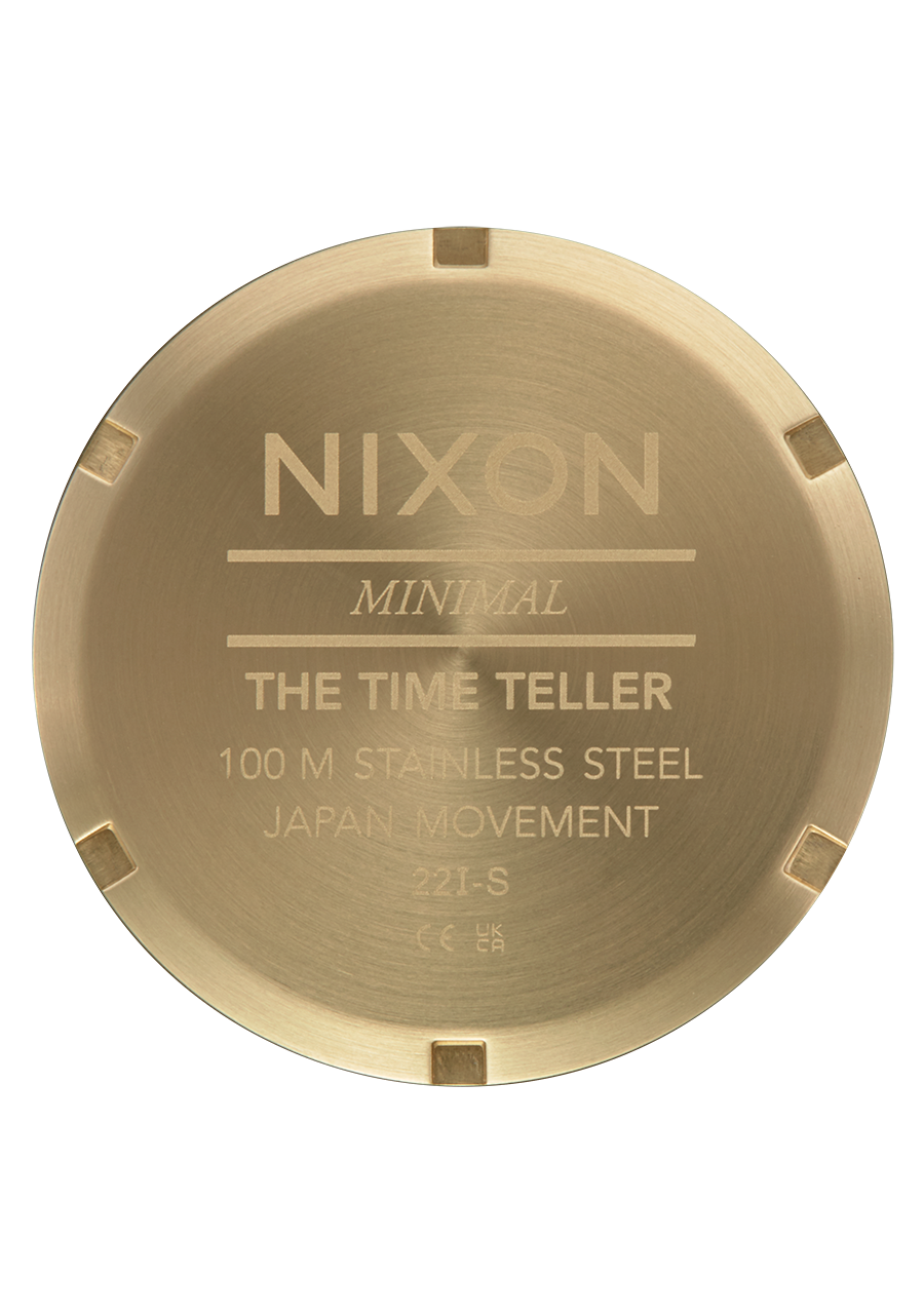 Time Teller Yellow Gold / Black / Red View 5