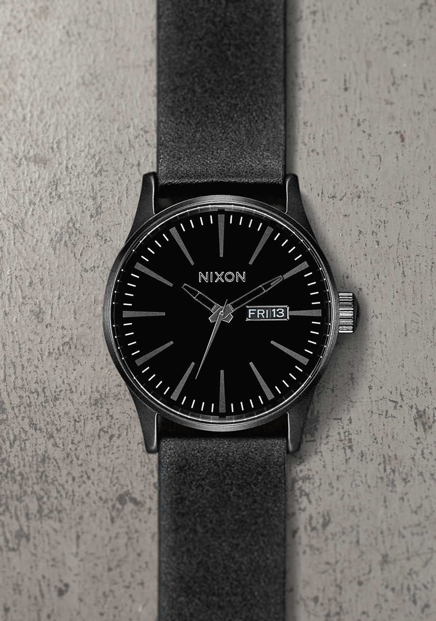 Sentry Leather All Black