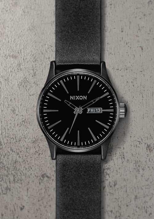 Sentry Leather All Black
