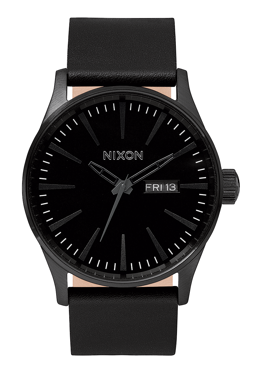 Sentry Leather All Black View 1