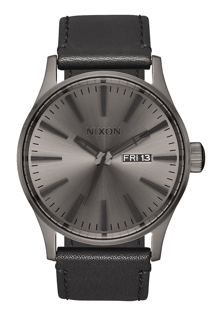 Sentry Leather Gunmetal / Black View 1