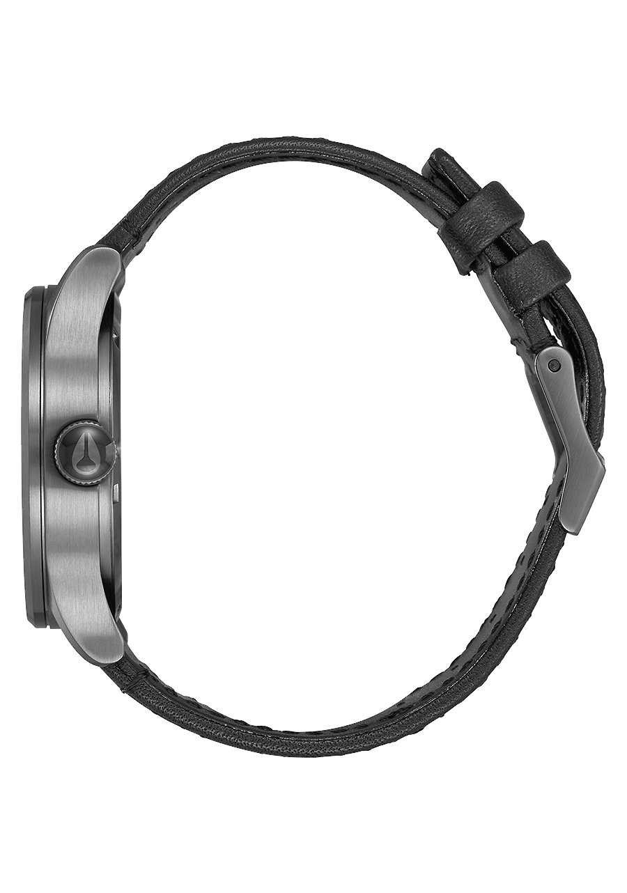 Sentry Leather Gunmetal / Black View 2