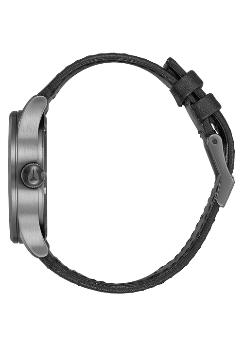 Sentry Leather Gunmetal / Black