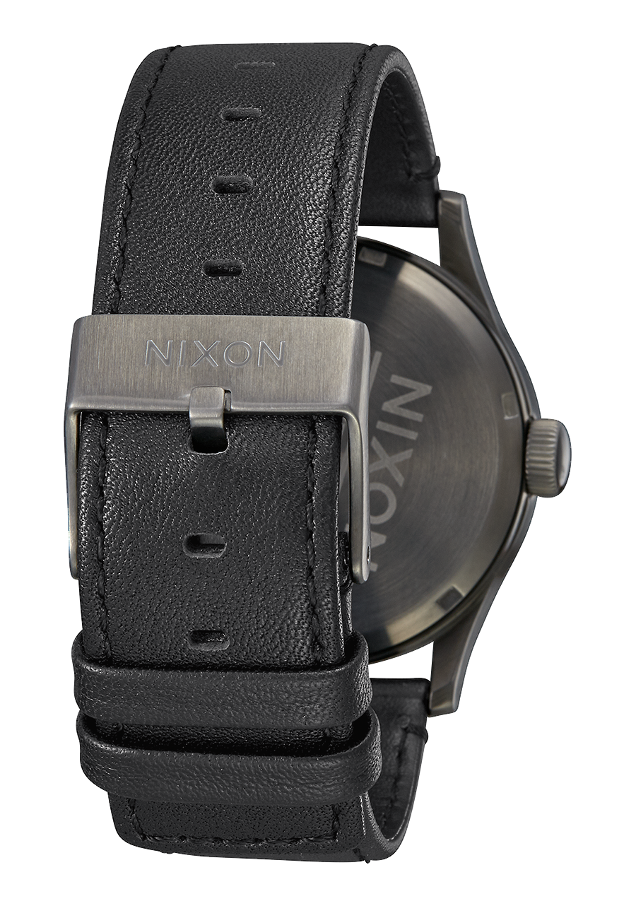 Sentry Leather Gunmetal / Black View 3