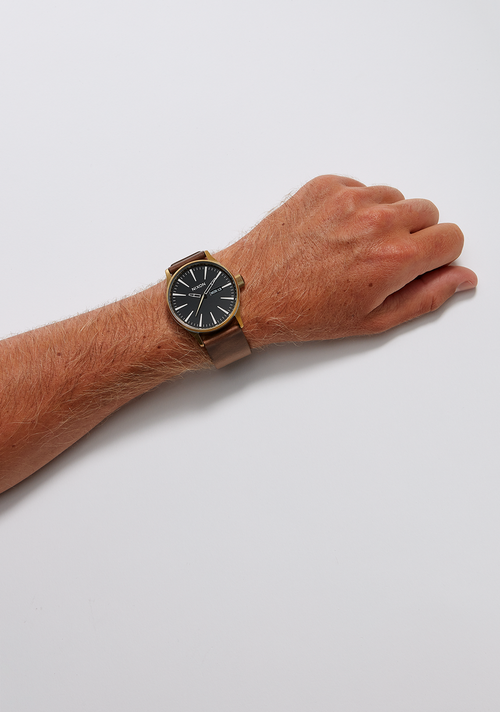 Sentry Leather Gold / Black