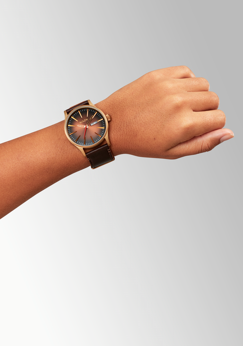 Sentry Leather Bronze / Black