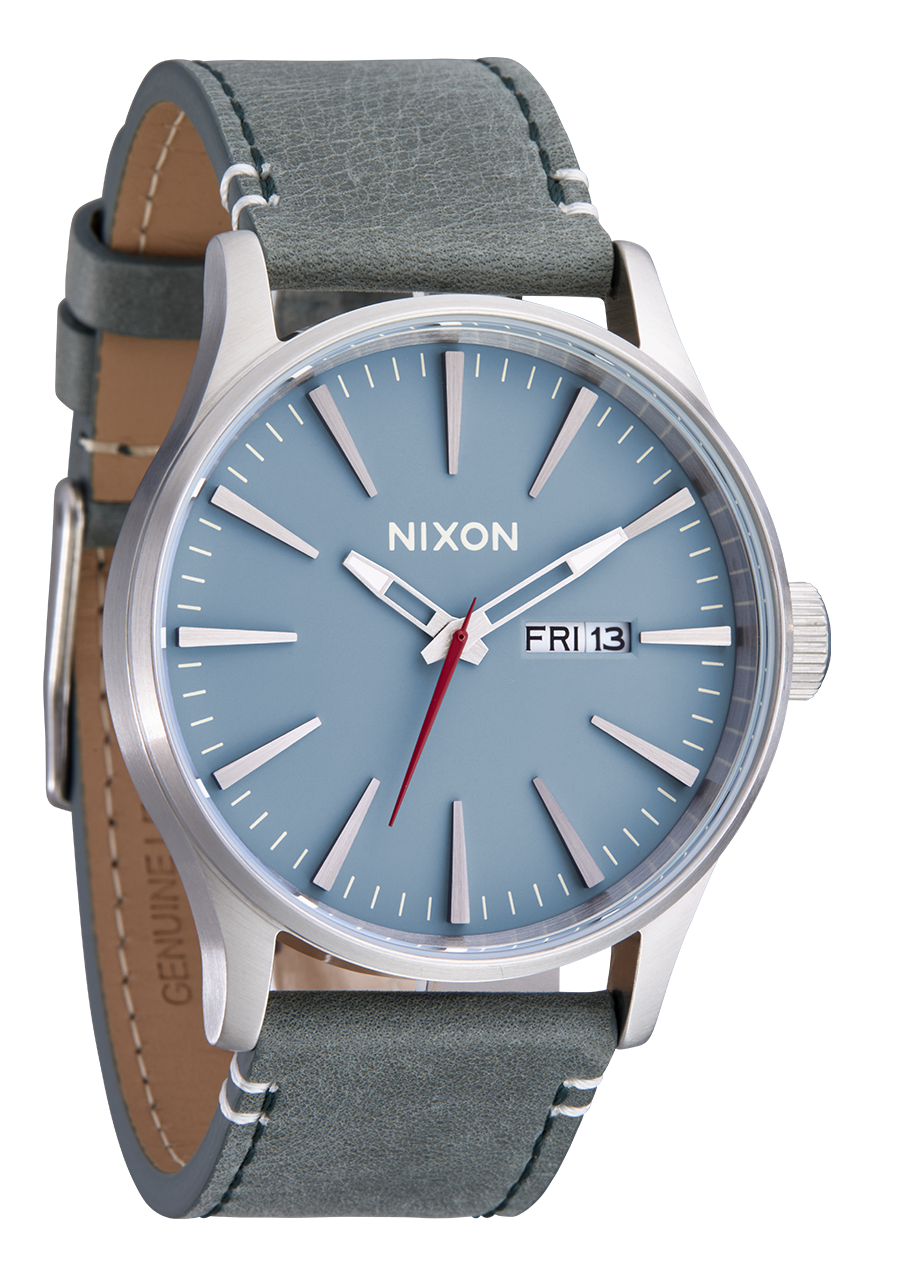 Sentry Leather Silver / Dusty Blue / Dk Forest View 2