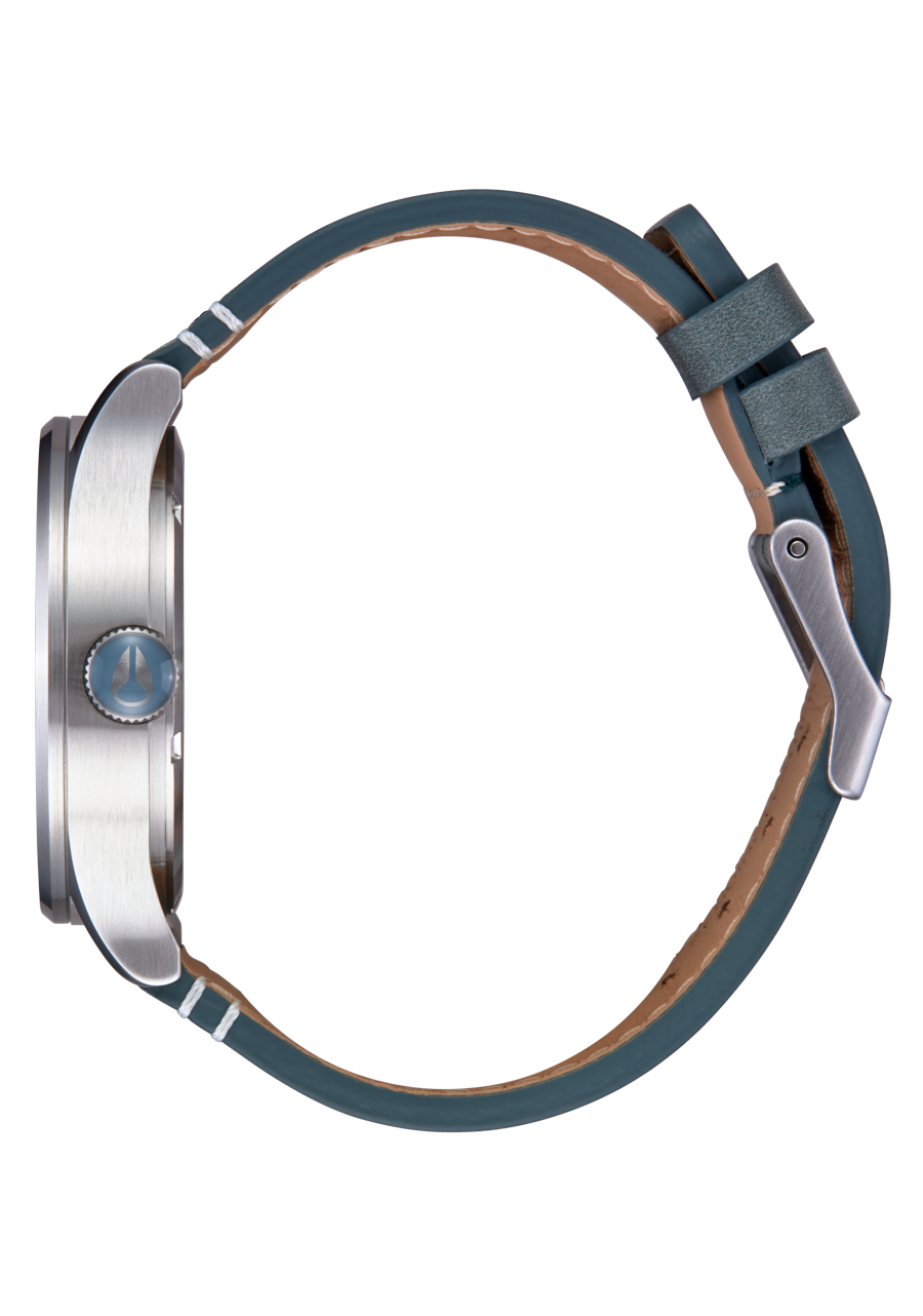 Sentry Leather Silver / Dusty Blue / Dk Forest View 3