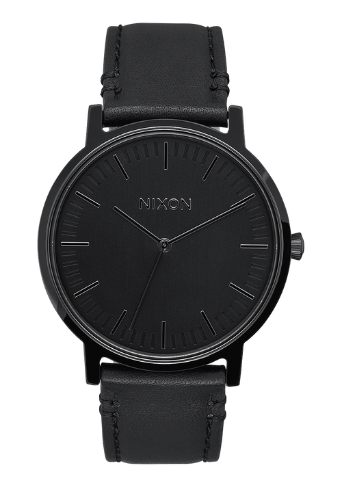 Porter Leather All Black