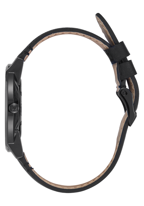 Porter Leather All Black / Gold