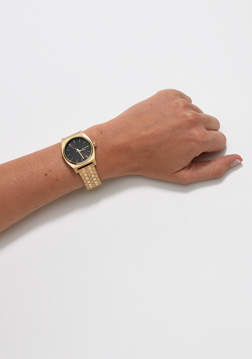 Medium Time Teller Gold / Green Sunray