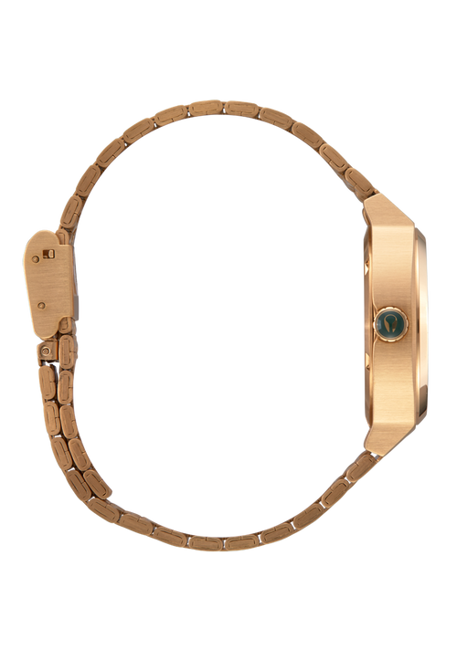 Medium Time Teller Gold / Green Sunray
