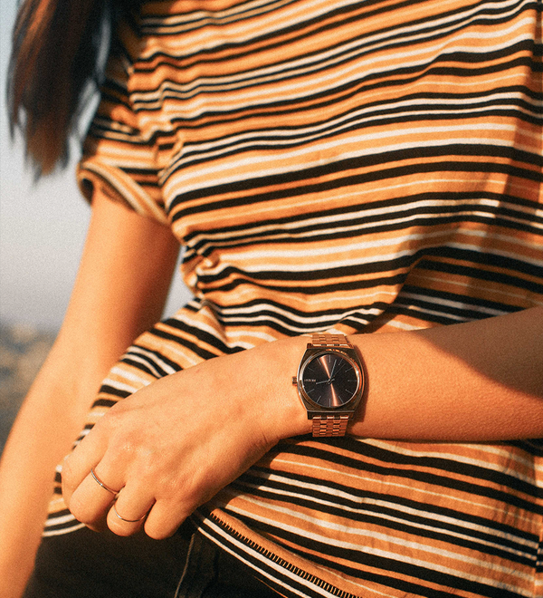 Medium Time Teller Light Gold / Turquoise