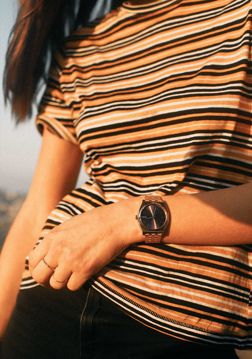Medium Time Teller Light Gold / Turquoise
