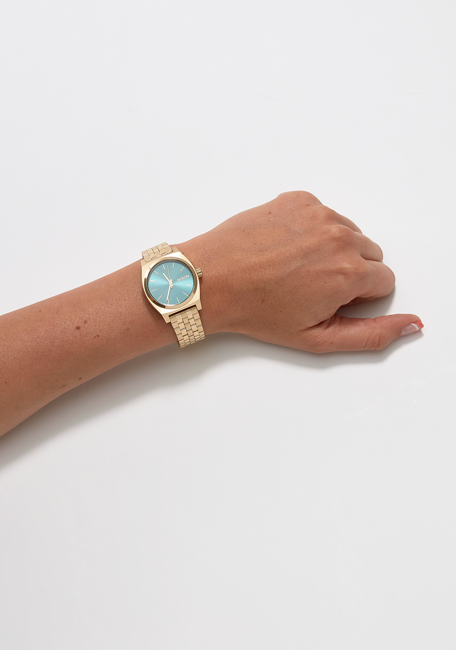 Medium Time Teller Light Gold / Turquoise View 5