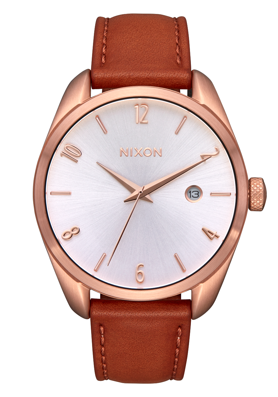 Thalia Leather Rose Gold / White View 1