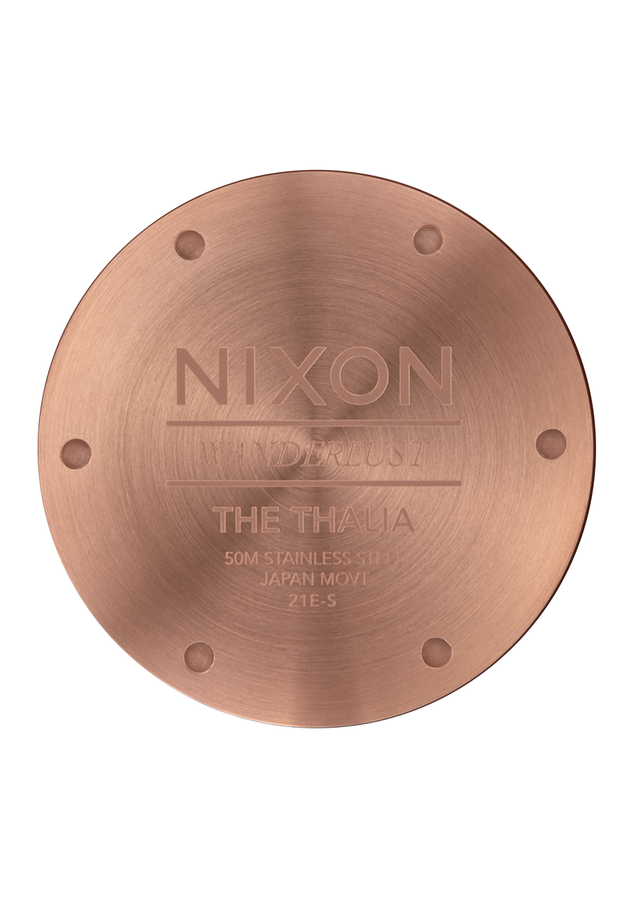 Thalia Leather Rose Gold / White View 4