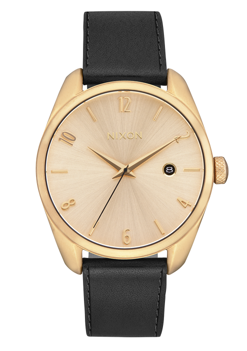 Thalia Leather Light Gold / Black