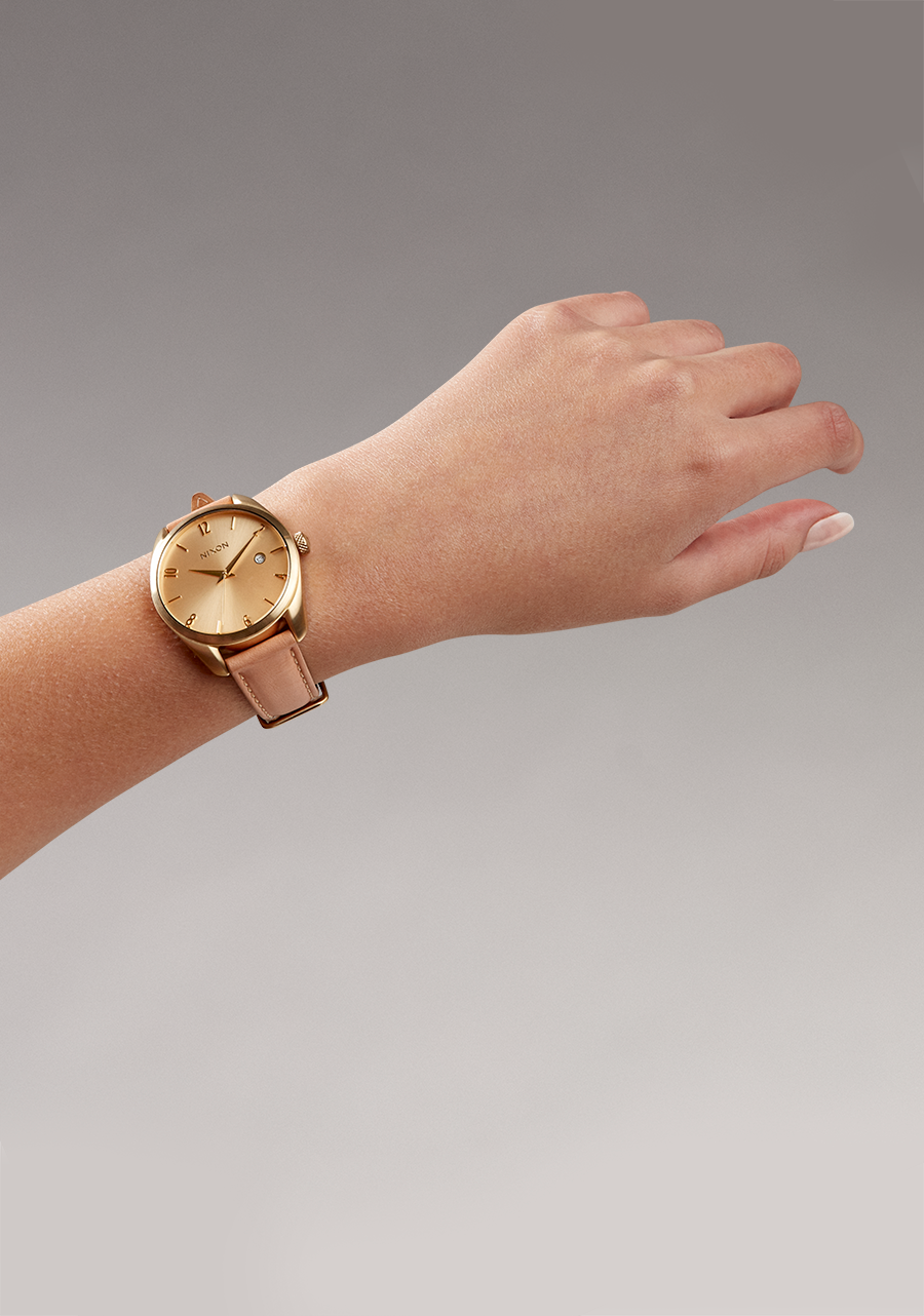 Thalia Leather Light Gold / Tan View 5