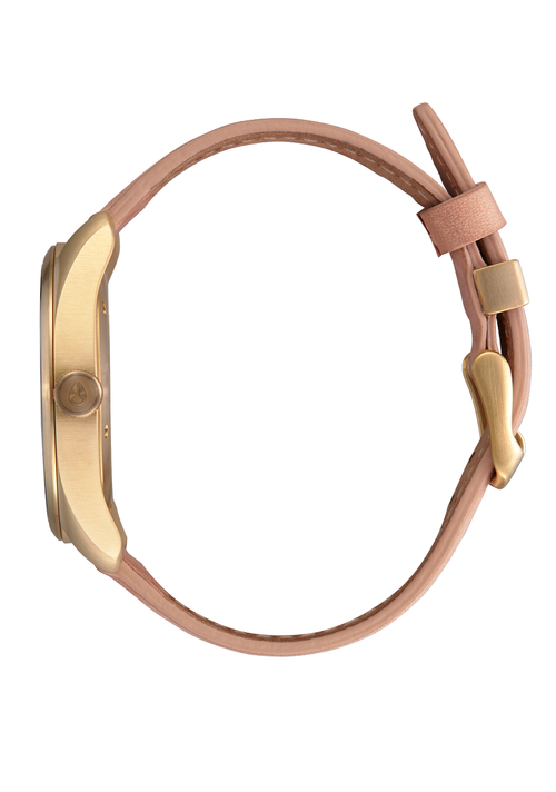 Thalia Leather Light Gold / Tan