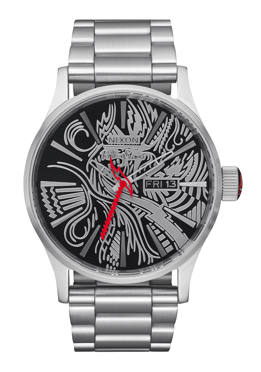 Rolling Stones Sentry Stainless Steel Silver / Black View 1