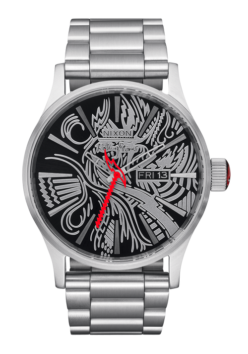 Rolling Stones Sentry Stainless Steel Silver / Black