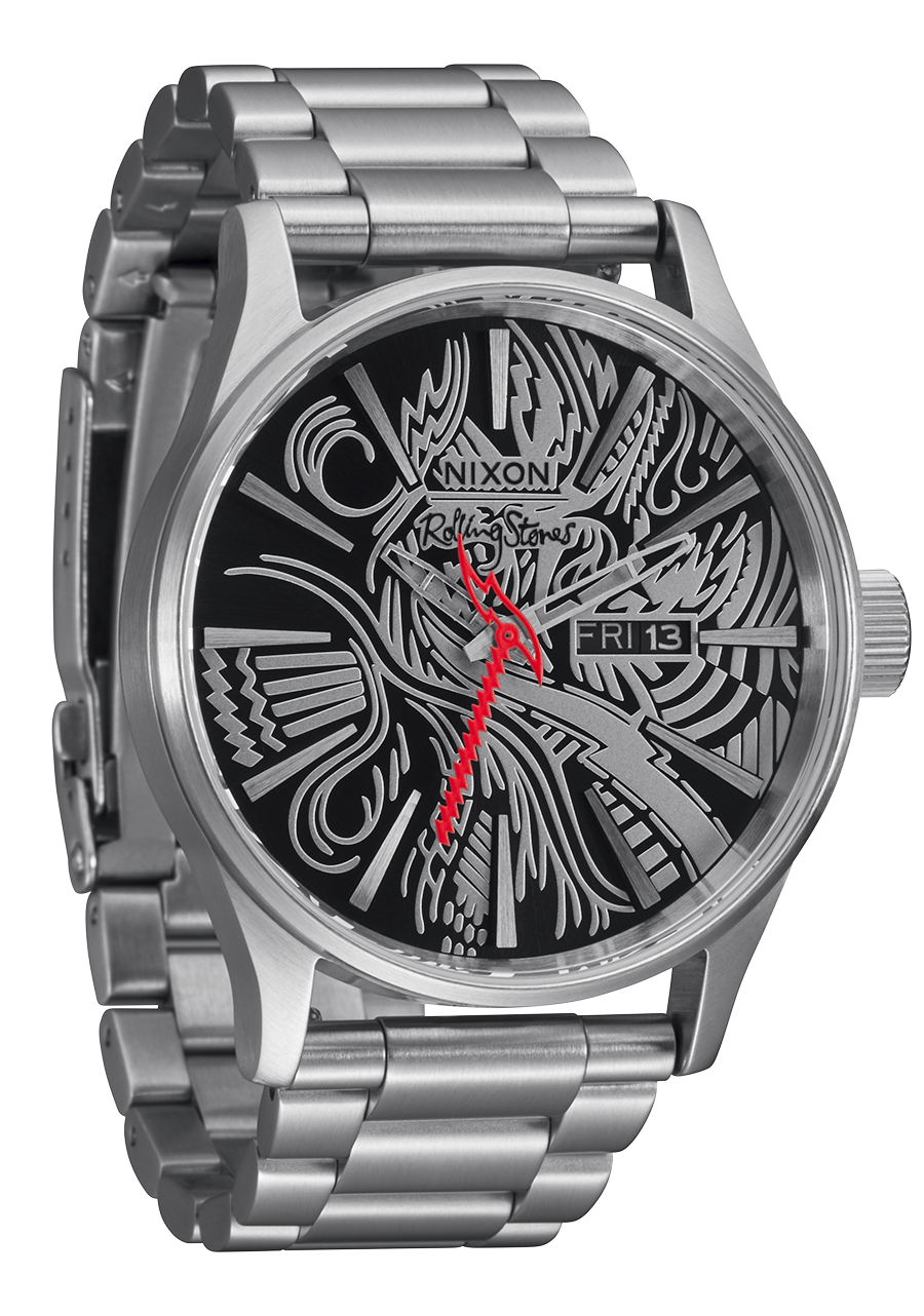 Rolling Stones Sentry Stainless Steel Silver / Black View 2