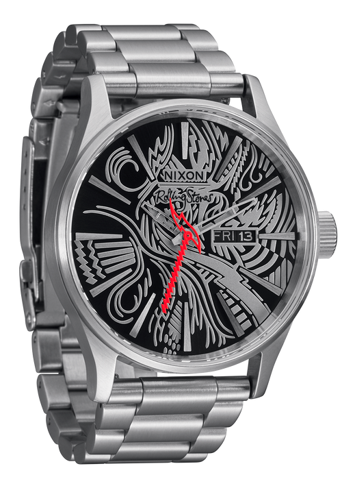 Rolling Stones Sentry Stainless Steel Silver / Black