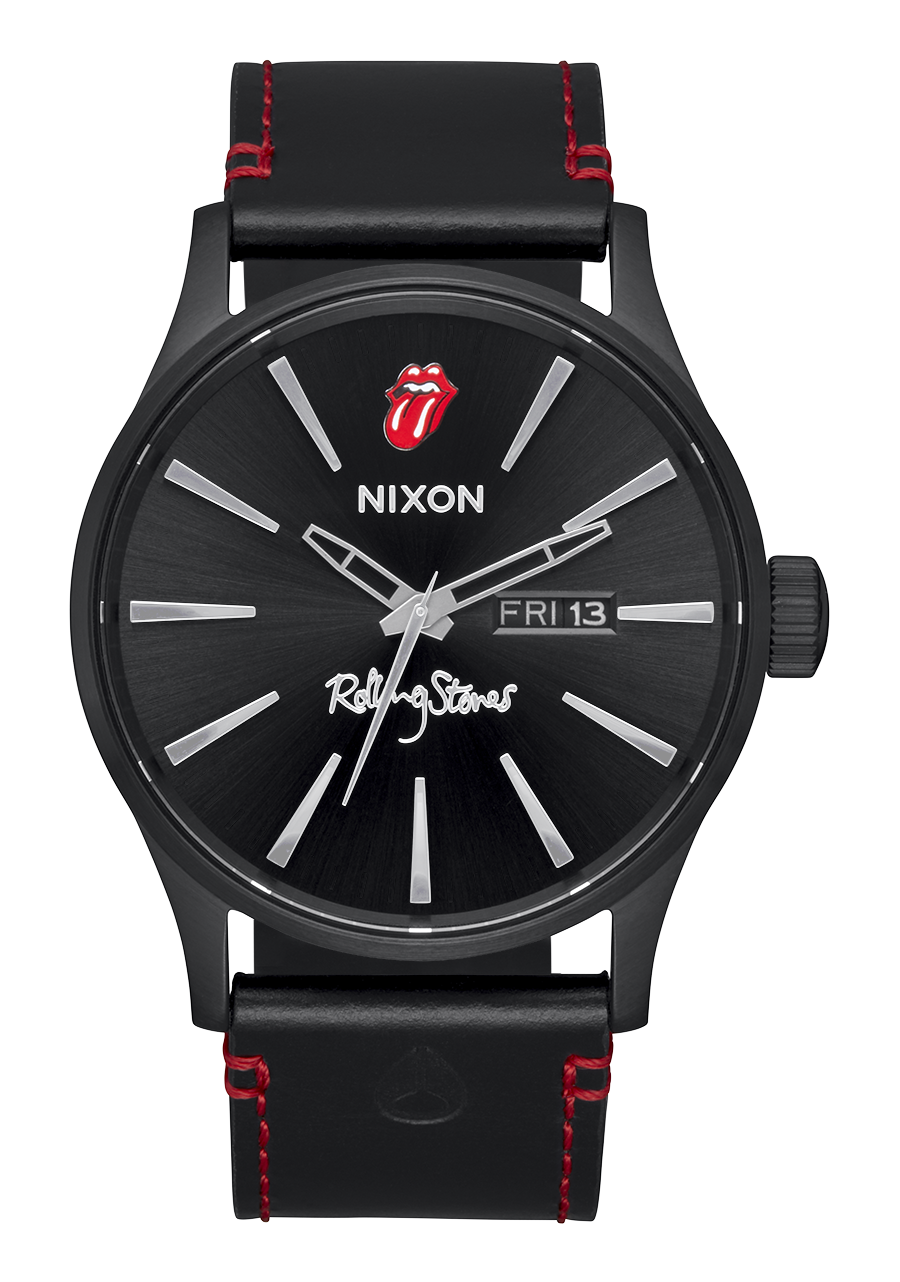 Rolling Stones Sentry Leather All Black View 1