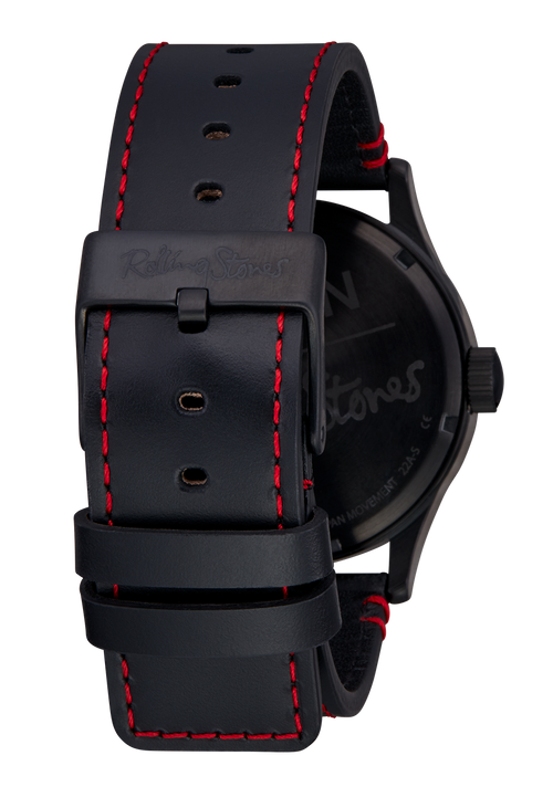 Rolling Stones Sentry Leather All Black