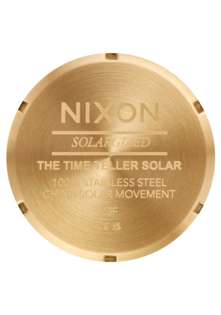 Time Teller Solar All Gold / Black View 5