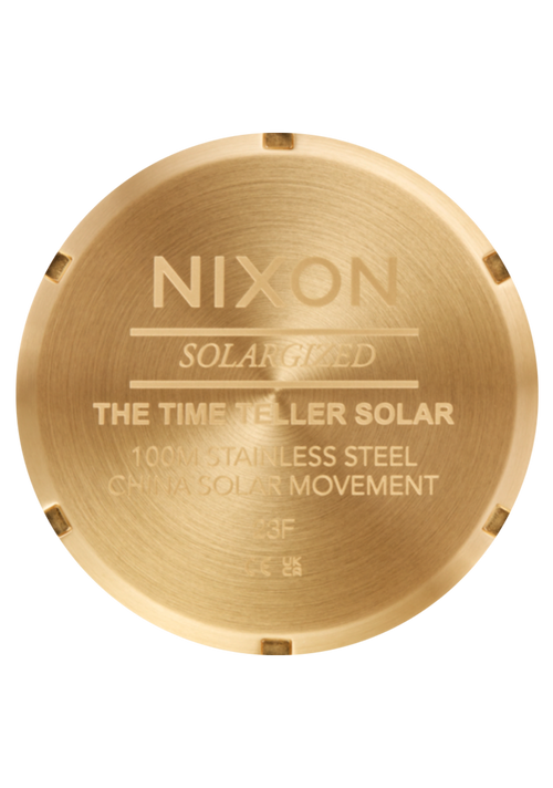 Time Teller Solar All Gold / Black