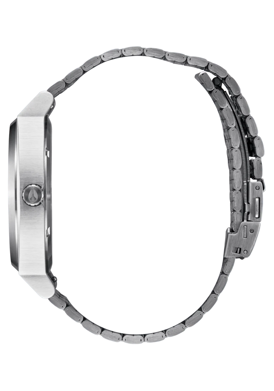 Time Teller Solar Silver / Dusty Blue Sunray View 3