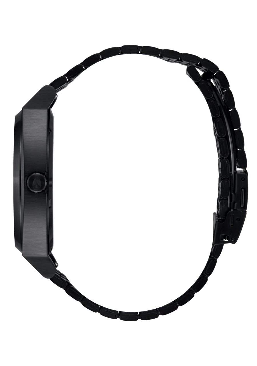 Time Teller Solar All Black / White View 3