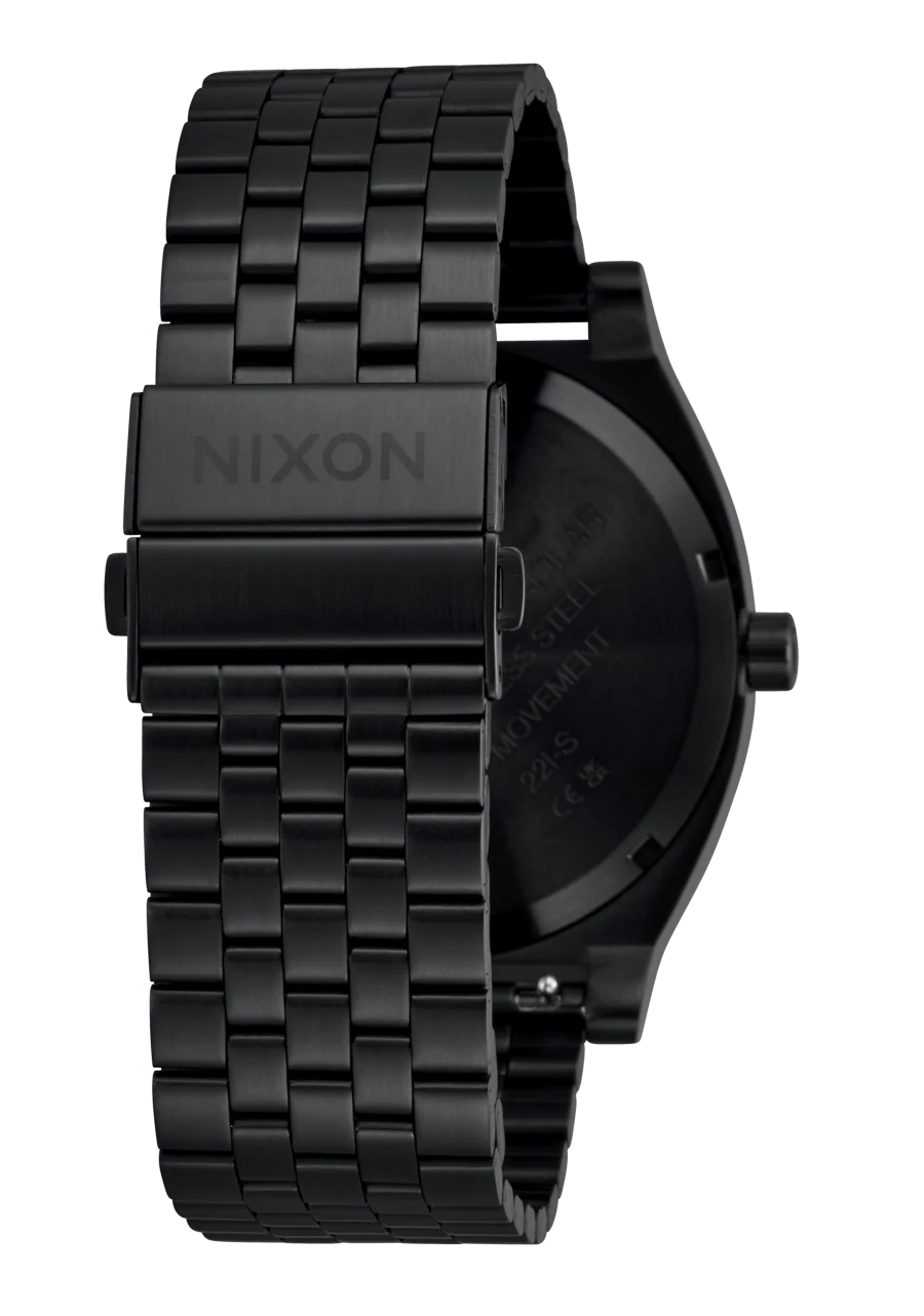 Time Teller Solar All Black / White View 4