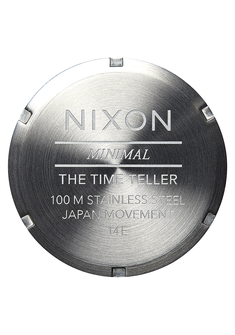 Time Teller Leather Light Gold / White Sunray View 5