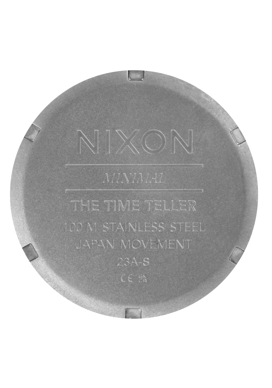 Time Teller Leather Lt Gunmetal / Basalt / Sienna View 5