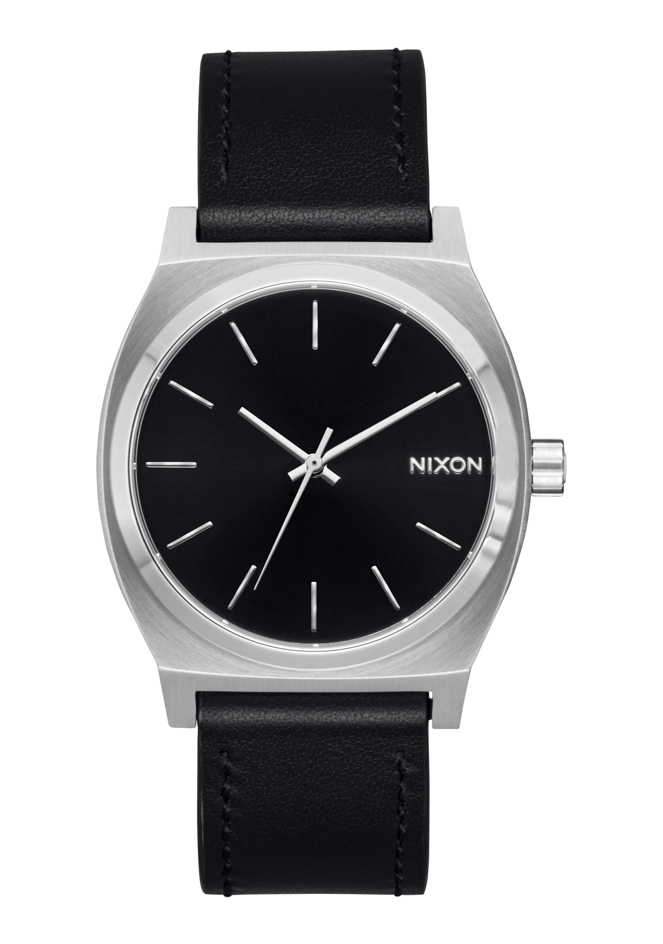 Time Teller Leather Silver / Black View 1