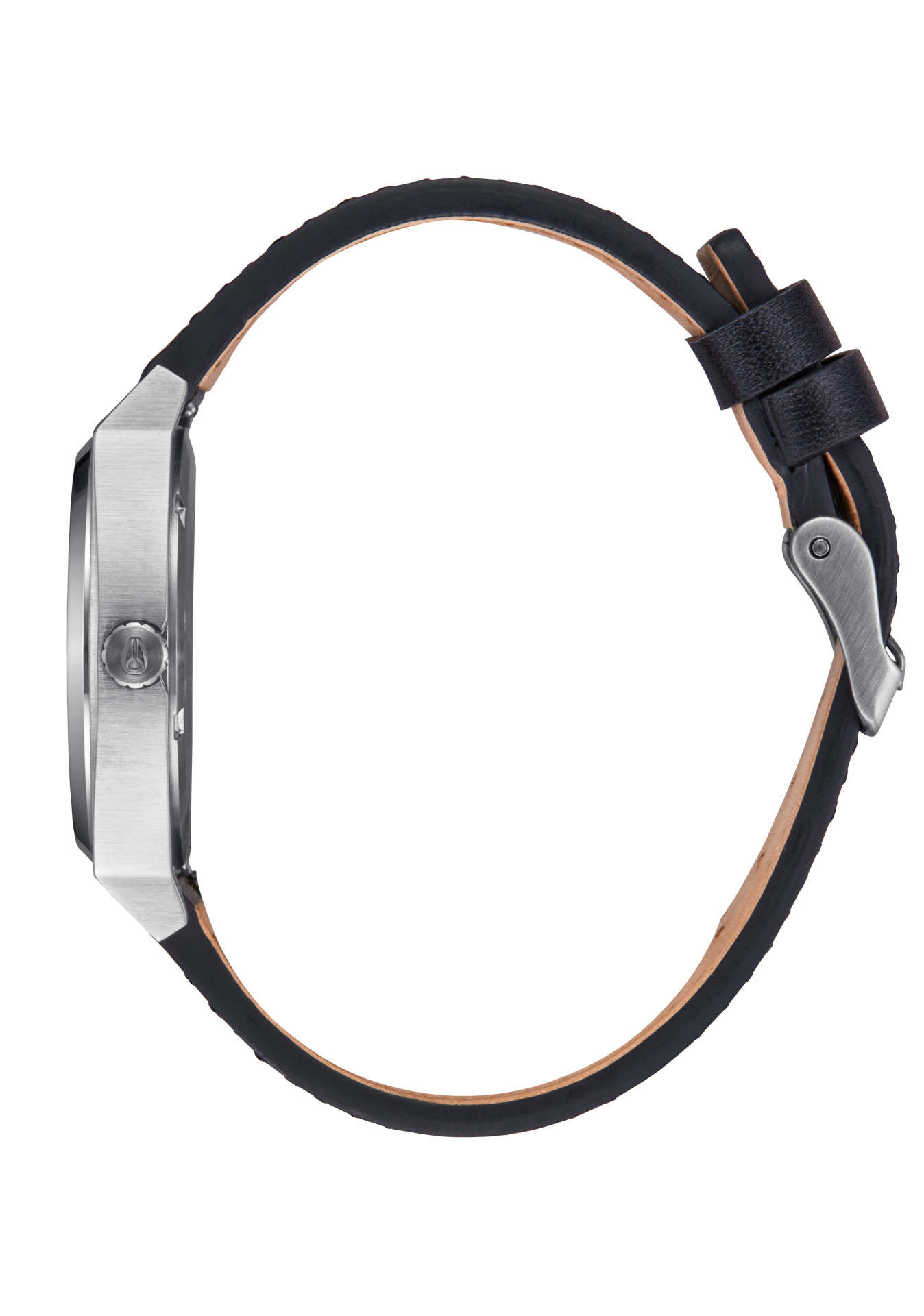 Time Teller Leather Silver / Black View 3