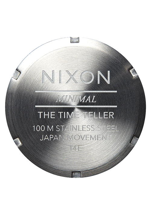 Time Teller Leather Silver / Black