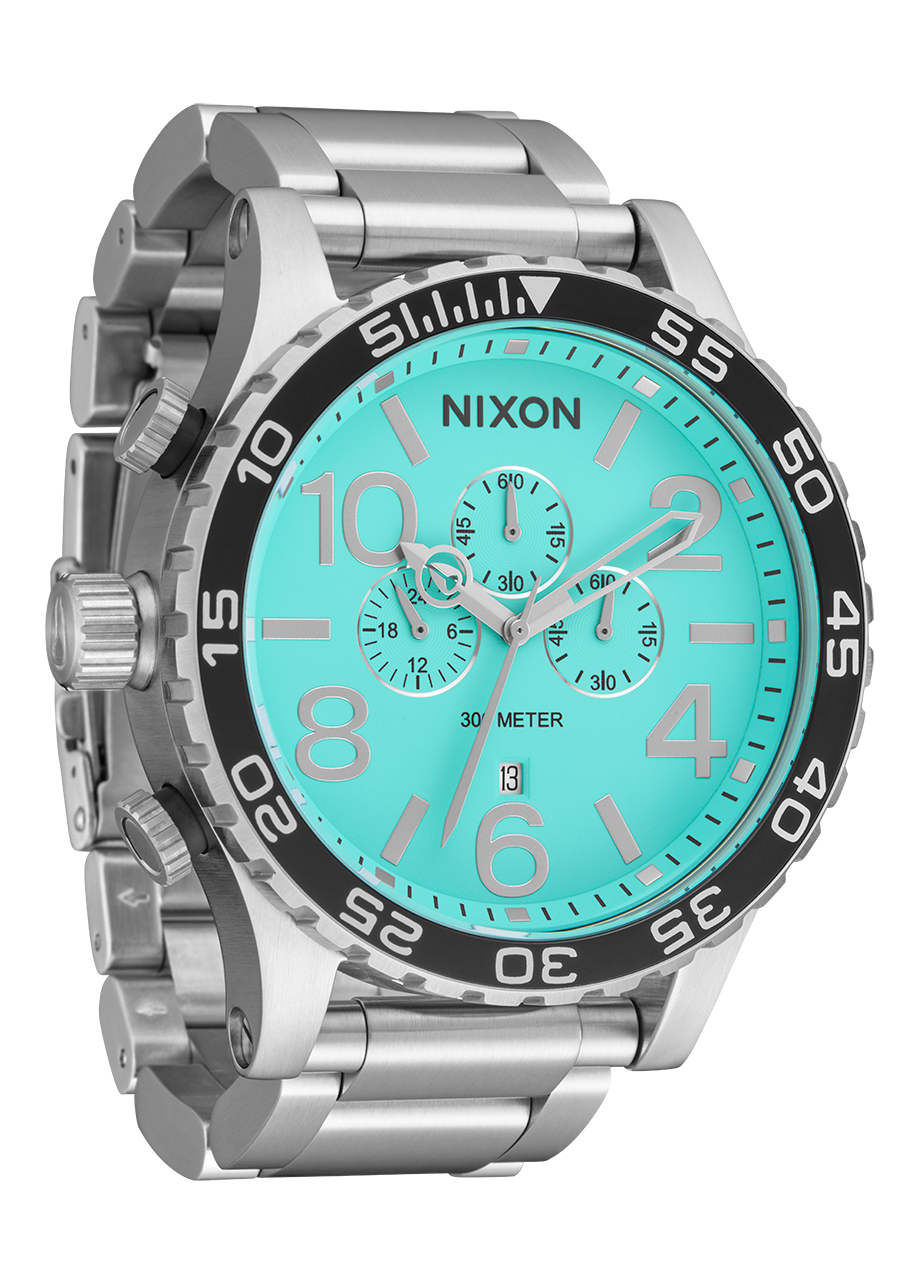 51-30 Chrono Silver / Turquoise View 2