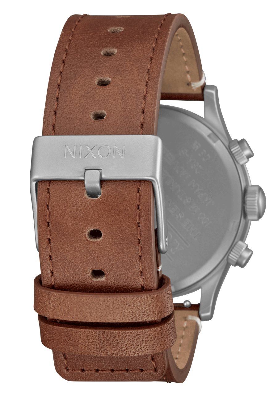 Sentry Chrono Leather Lt Gunmetal / Basalt / Sienna View 4