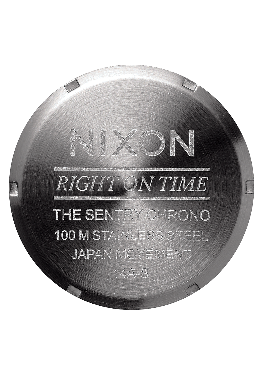 Sentry Chrono Leather All Gunmetal / Black View 5