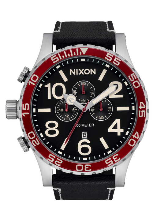 51-30 Chrono Leather Silver / Black / Cranberry